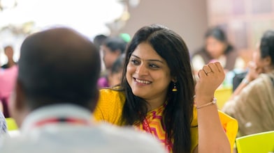 Empleados de Shell a la hora de la comida