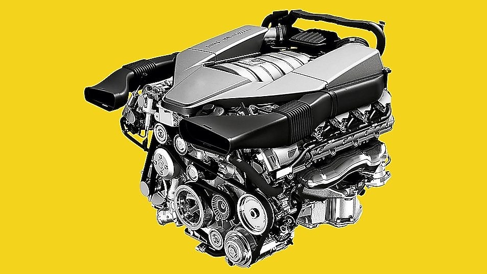 Motor de coche con inyectores