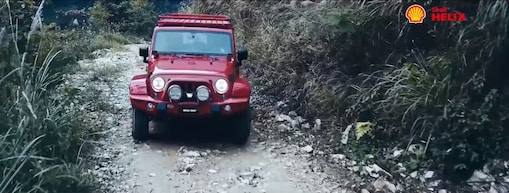 Shell Helix en una carretera