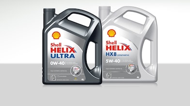 Gama de lubricantes totalmente sintéticos para motor Shell Helix