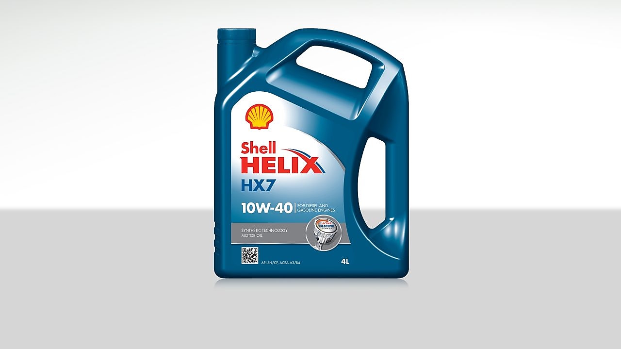 Gama de lubricantes semisintéticos para motor Shell Helix