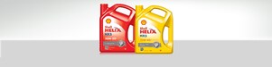 Gama de aceites minerales para motor Shell Helix