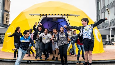 Guardería en el reasentamiento de Donglian